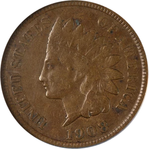 1908-S Indian Cent ANACS VF25 Nice Eye Appeal Nice Strike - Picture 1 of 4