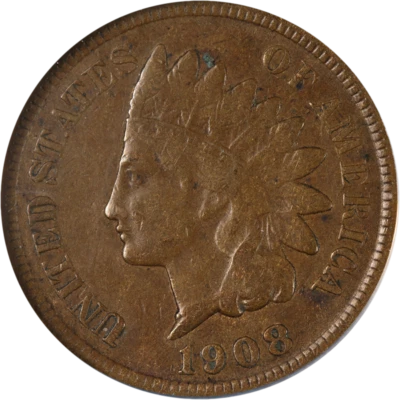 1908-S Indian Cent ANACS VF25 Nice Eye Appeal Nice Strike - Image 1 of 4