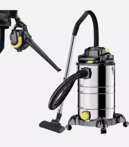 DMS Industriestaubsauger 4in1 Nass und Trockensauger Laubsauger 2000W Edelstahl - Bild 1 von 4