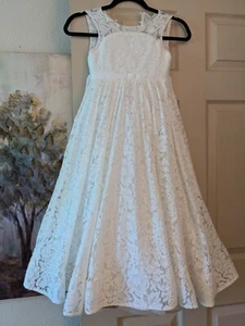 Flower Girl Dress (For Wedding) Ages 4-5 - Picture 1 of 8