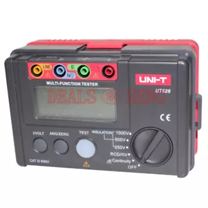 UNI-T UT 526 Electrical Insulation Tester1000V 500MΩ RCD Test Continuity VAC/DC - Picture 1 of 11