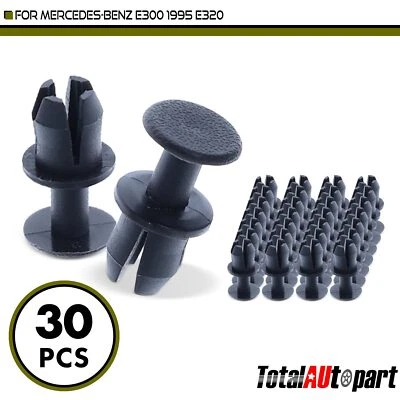 30 piezas clips de retención sujetador para Mercedes-Benz E300 E320 8,5 mm nailon tipo empuje Foto 1 de 4
