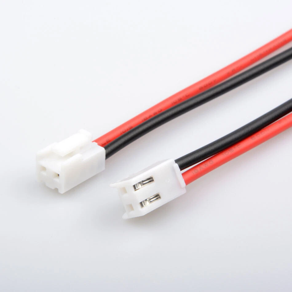 2PCS VH3.96-2P Electronic Terminals Wire Cable Plug Connector 3.96mm Pitch 20CM