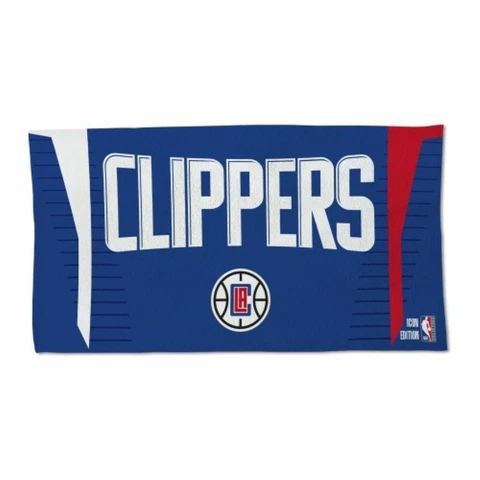 LOS ANGELES CLIPPERS ICON AUTHENTIC EDITION ON-COURT LOCKER ROOM TOWEL 22"X42" Cover