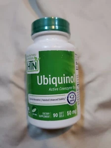 HTN Ubiquinol Coq10 Health Thru Nutrition 90 Softgels 50mg Exp 07/25 - Picture 1 of 2