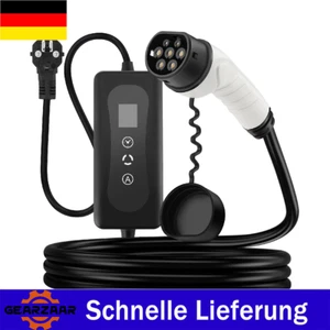 Typ 2 Schnell EV Ladekabel 5M für Elektroauto 16A Ladegerät 3,7kW 220V DE - Bild 1 von 23