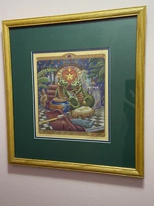 Randal Spangler DRAGLING “You Scrub My Back & I’ll Scrub Yours” Framed With COA - Picture 1 of 11