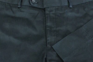 Pantalones informales de algodón Saks Fifth Avenue para hombre azul marino de frente plano 33 x 28 * - Imagen 1 de 4