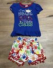 Girls Back To School Boutique Outfit Size 4