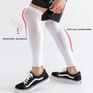 Outdoor Sunscreen Leggings Cycling Sports Summer Leg Sleeves Men And Women Ice - Picture 1 of 15