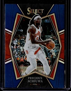 2021-22 Panini Select PRECIOUS ACHIUWA Premier Level Blue Silver Prizm #149 - Picture 1 of 2