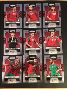 2018 Panini Prizm World Cup Soccer Morocco Team Set 9 Cards - Bild 1 von 1