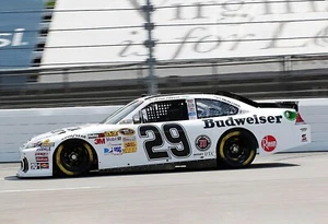 Kevin Harvick #29 2012 Budweiser White NASCAR 13x19 Poster Gloss Photo Print - Picture 1 of 1