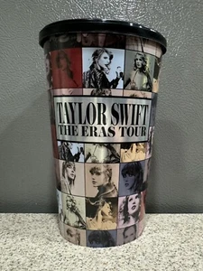 Taylor Swift The Eras Tour Collage AMC Exclusive Plastic Cup 32 oz w/Lid! - Picture 1 of 7