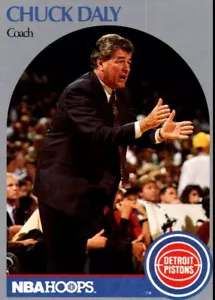 1990-91 Hoops Chuck Daly Detroit Pistons #312 - Picture 1 of 2