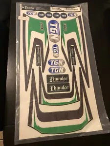 Set decalcomanie/adesivi corpo completo camion da corsa HPI Baja 5T di THunder Designs RARO! - Foto 1 di 1