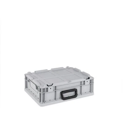 Eurobox NextGen Portable with Lid and Case Handle Tool Box Case Crate - Image 1 of 4