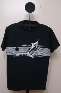 Camiseta Chaps by Ralph Lauren - Negra - Sailfish Cove cuello redondo manga corta - Imagen 1 de 3