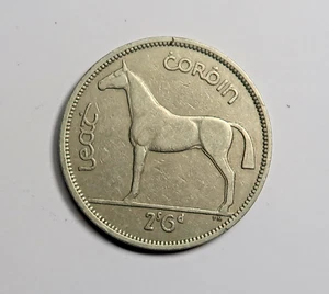 IRLAND: IRISH HALF CROWN 1959. KOSTENLOSER VERSAND. KM 16A - Bild 1 von 2