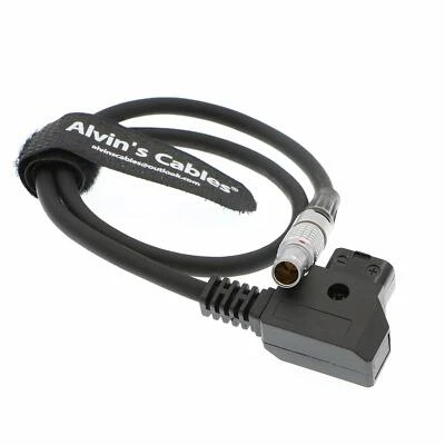 ALVIN'S CABLES Cable adaptador de corriente macho D Tap a 0B 2 pines para Teradek Bond 45 cm
