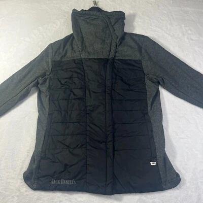 Women’s Helly Hansen Hybrid Zip Puffer Jacket Jack Daniels Thumb Hole Large - Image 1 of 4