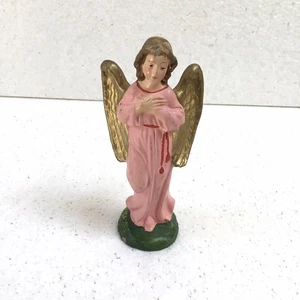 Vintage Krippe Krippenfigur Engel Komposition - Pappmaché Italien - Bild 1 von 9