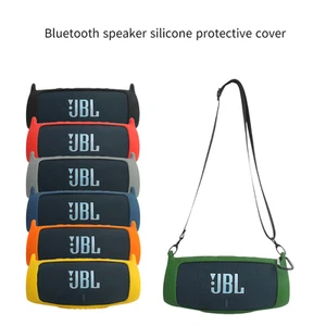 For JBL Charge 5 Bluetooth Speaker Travel Carry Silicone Case Protective Cover - Picture 1 of 18