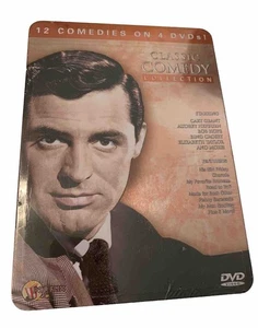 12 Classic Comedy Collection (DVD) Blechkoffer Carry Grant Audrey Hepburn Neu - Bild 1 von 10