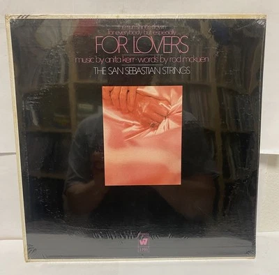 SAN SEBASTIAN STRINGS KERR McKUEN, For Lovers USA New Sealed Old Stock LP - Image 1 of 2