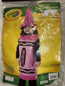 Crayola Child Tinkle Me Pink 18-24 Months Costume Rasta Imposta Halloween Kids - Picture 1 of 8