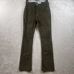 Pantalones de pana Old Navy tiro extra alto corte bota de pateador para mujer talla 2 verde oscuro - Imagen 1 de 7