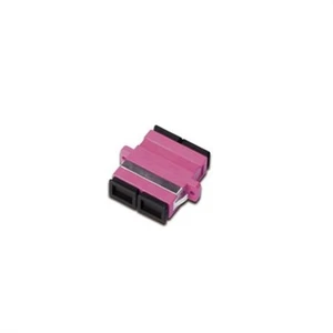 DIGITUS LWL Kupplung Duplex SC/SC Multimode OM4 Pink Keramik inkl. Schrauben - Bild 1 von 1