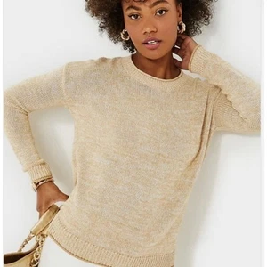 Lilly Pulitzer Bayport Pullover Sand Bar meliert Größe Large Style 013290 Baumwolle - Bild 1 von 9