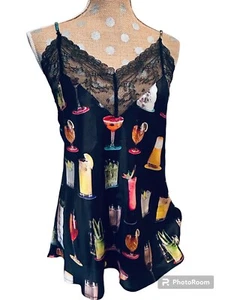 Romance Was Born Rare Silk Cami Happy hour Cocktails NWT Size 10 $295. Saks - Picture 1 of 13