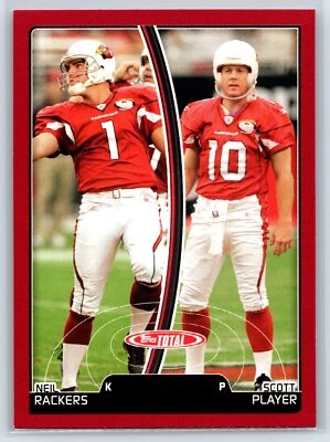 2007 Topps Total Neil Rackers Scott Player Red Parallel Arizona Cardinals #90 - Image 1 of 2