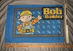 Bob der Baumeister Scoop Pilchard Vintage blau Standardgröße Kissenbezug Made in USA - Bild 1 von 5