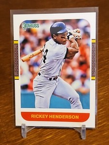 2021 Donruss #247 Rickey Henderson RETRO Yankees
