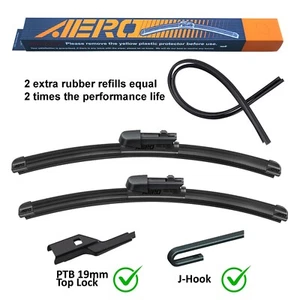 Limpiaparabrisas AERO Chevrolet Malibu 2012-2008 24"+21" Premium Beam (Juego de 2) - Imagen 1 de 8