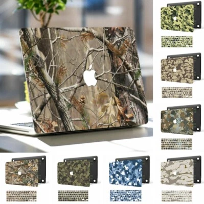 Military Camouflage Rubberized Hard Case +KB Cover For New Macbook Pro Air M1 M2 - Image 1 of 4