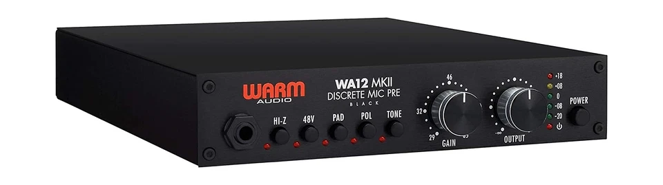Warm Audio WA12 MKII Single Channel Microphone Preamplifier & Instrument DI- ... - Image 1 of 1