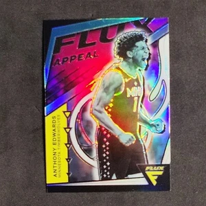 Panini Flux Anthony Edwards Flux Appeal Silver Prizm #29 Timberwolves 2020-21 - Imagen 1 de 4