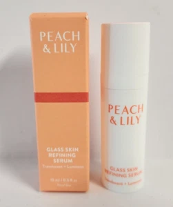 Peach & Lily Glass Skin Refining Serum 0,5 fl oz traslucido 15 ml nuovo con scatola - Foto 1 di 6