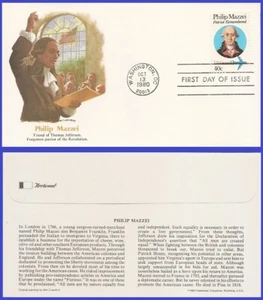 USA5 #C98 U/A FLEETWOOD FDC Philip Mazzei - Picture 1 of 1