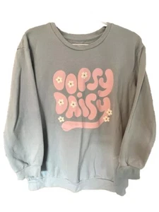 Girls Art Class Oopsy Daisy Sweatshirt- XL- pink flowers - Picture 1 of 6