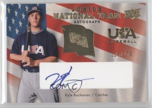 2008 Upper Deck USA Baseball Junior National Team Blue Ink Kyle Buchanan Auto