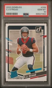 CJ Stroud 2023 Donruss Rated Rookie #339 RC PSA 10 - Picture 1 of 2
