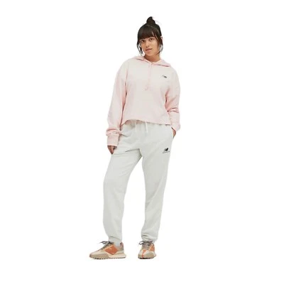 Sudadera con capucha New Balance French Terry Crop para mujer rosa Haze Pullover XS pequeña nueva con etiquetas Foto 1 de 4
