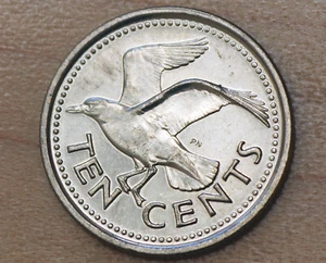 2012 Barbados 10 Cents Seabird - Picture 1 of 2