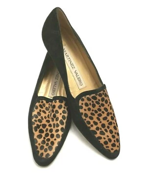 Martínez Valero Clásico | Cabello de becerro estampado de guepardo | Mujer 7,5 | Hecho en España  Foto 1 de 4