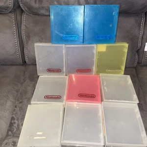 Lot Of 11 Authentic Nintendo NES Plastic Game Storage Cases ! - Picture 1 of 3